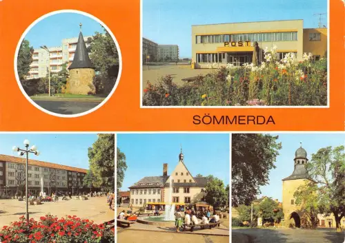 Sömmerda Mehrbildkarte gl1990 180.002
