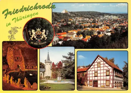 Friedrichroda Mehrbildkarte ngl 180.029