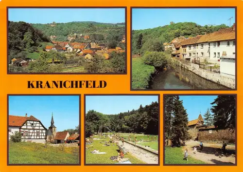 Kranichfeld Mehrbildkarte ngl 180.000