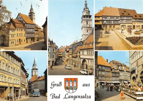Bad Langensalza Mehrbildkarte gl1980 180.045