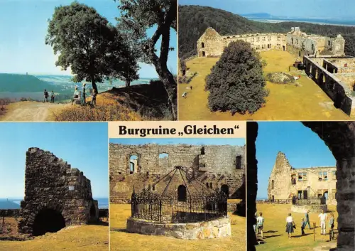 Wandersleben Burgruine Gleichen Mehrbildkarte ngl 180.019