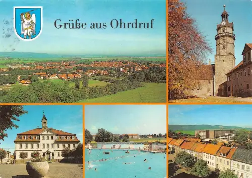 Ohrdruf Mehrbildkarte gl1980 180.035