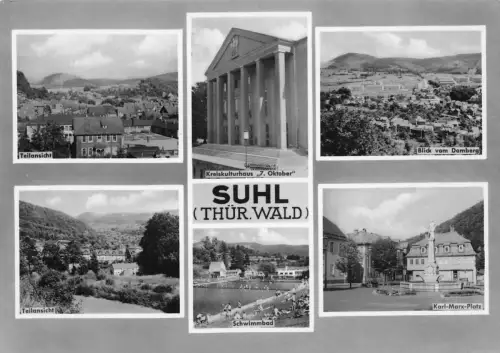 Suhl i.Th. Mehrbildkarte ngl 180.058