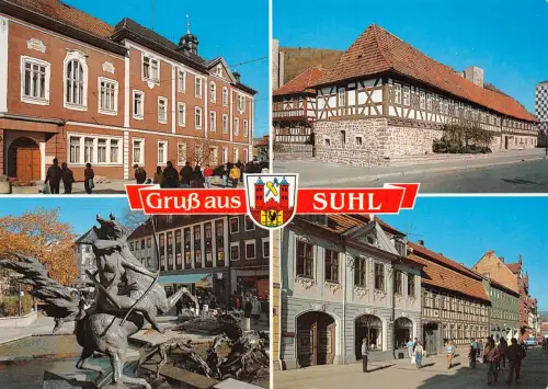 Suhl i.Th. Mehrbildkarte ngl 180.060
