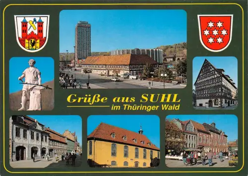 Suhl i.Th. Mehrbildkarte ngl 180.062