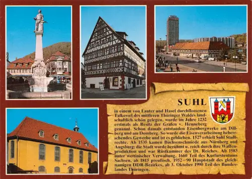 Suhl i.Th. Mehrbildkarte ngl 180.059