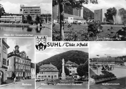 Suhl i.Th. Mehrbildkarte ngl 180.065