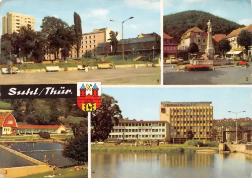 Suhl i.Th. Mehrbildkarte gl1970 180.066