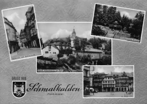 Schmalkalden Mehrbildkarte gl1963 180.144