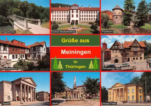 Meiningen Mehrbildkarte ngl 180.189