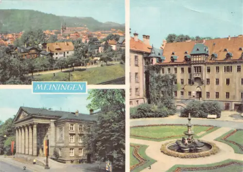 Meiningen Mehrbildkarte gl1969 180.195