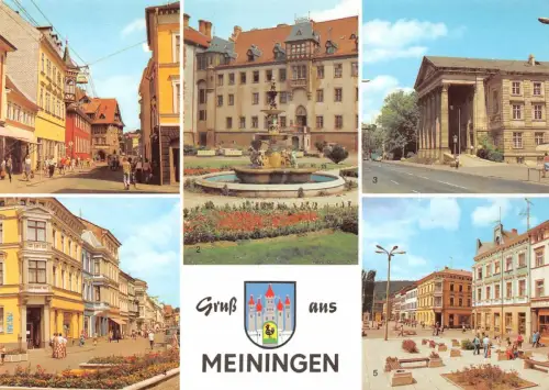 Meiningen Mehrbildkarte gl 180.197