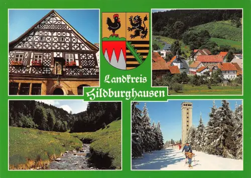 Hilburghausen Mehrbildkarte ngl 180.208