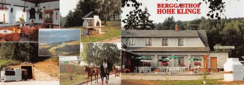 Trusetal Berggasthof Hohe Klinge Klappkarte ngl 180.181