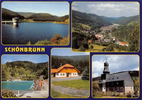 Schönbrunn i.Th. Mehrbildkarte ngl 180.231