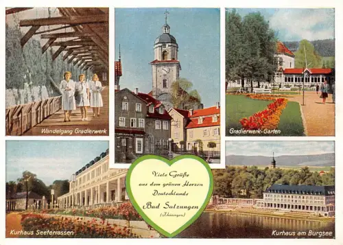 Bad Salzungen Mehrbildkarte ngl 180.256