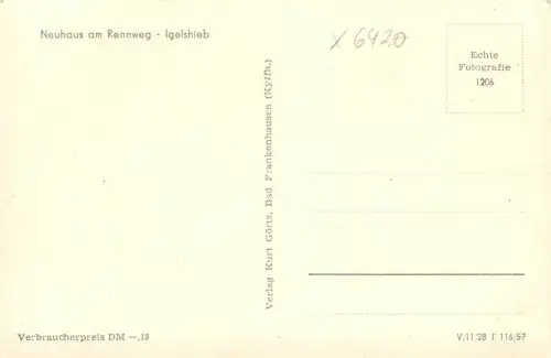 Neuhaus a. Rennweg Igelshieb ngl 180.322