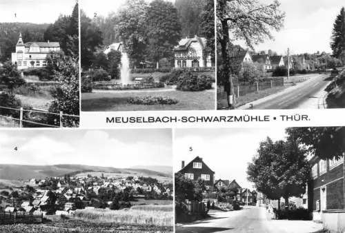 Meuselbach-Schwarzmühle Mehrbildkarte ngl 180.342