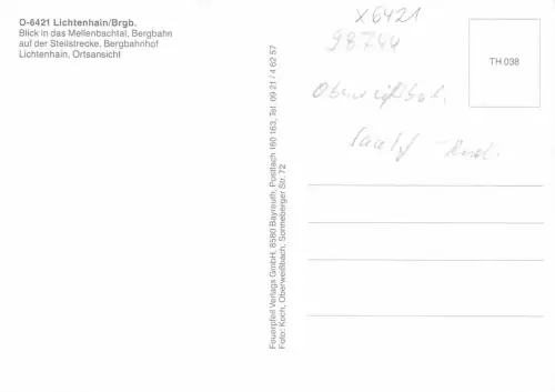 Lichtenhain a.d. Bergbahn Teilansichten ngl 180.331