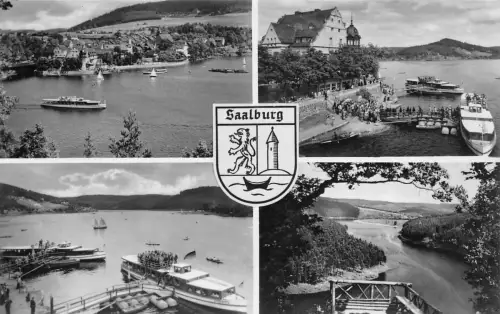Saalburg a.d.Bleiloch-Talsperre, Mehrbildkarte ngl 180.384