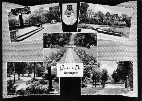 Greiz Goethepark Mehrbildkarte gl1963 180.403