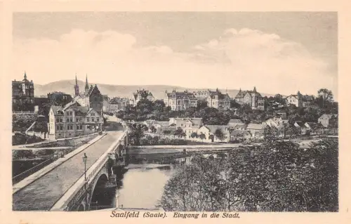 Saalfeld (Saale) Eingang in die Stadt ngl 180.410