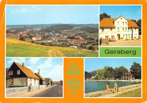 Geraberg, Thür., Mehrbildkarte gl1989 180.445