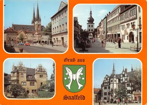 Saalfeld (Saale) Mehrbildkarte gl1985 180.477