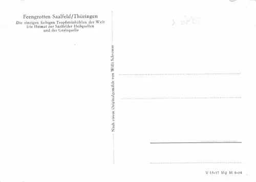 Saalfeld (Saale) Feengrotten Neue Grotte ngl 180.483