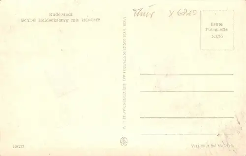 Rudolstadt Schloss Heidecksburg ngl 180.489