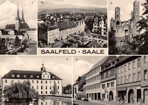 Saalfeld (Saale) Mehrbildkarte ngl 180.476