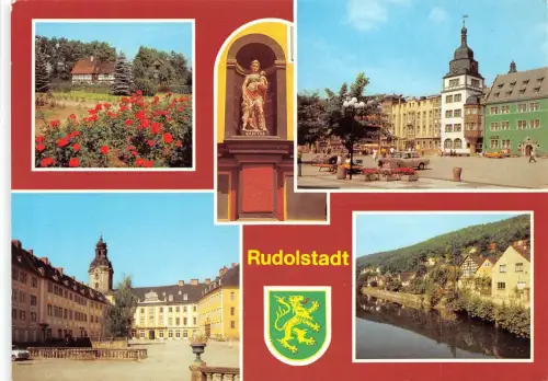 Rudolstadt Mehrbildkarte ngl 180.497