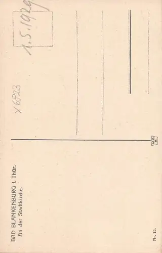 Bad Blankenburg An der Stadtkirche ngl 180.519