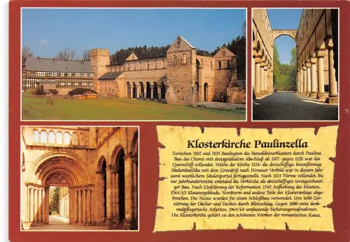 Paulinzella Klosterruine Mehrbildkarte ngl 180.511