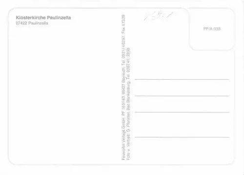 Paulinzella Klosterruine Mehrbildkarte ngl 180.511