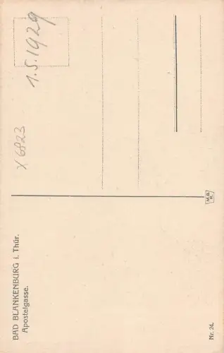 Bad Blankenburg Apostelgasse ngl 180.521
