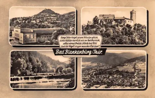Bad Blankenburg Mehrbildkarte gl1965 180.524