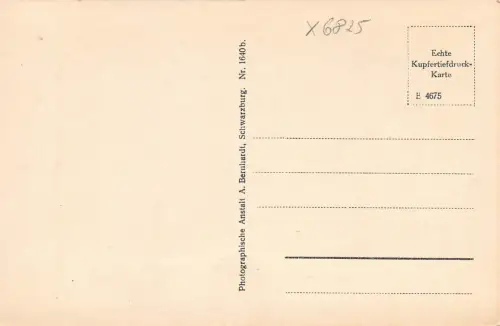 Schwarzburg (Thür.Wald) Altertümliche Schwarzabrücke ngl 180.534