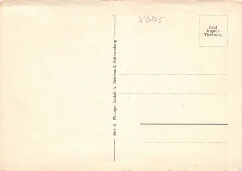 Schwarzburg (Thür.Wald) Schloß von der Hirschwiese ngl 180.538