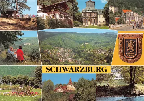 Schwarzburg (Thür.Wald) Mehrbildkarte ngl 180.554