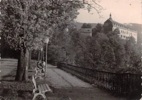 Schwarzburg (Thür.Wald) Schloß mit Terrasse gl1966 180.542