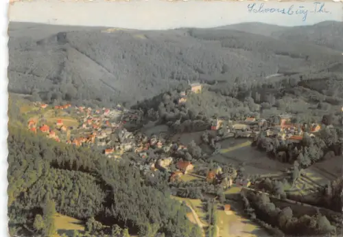 Schwarzburg (Thür.Wald) Trippsteinblick gl1965 180.544