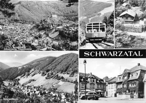 Schwarzatal (Thür.Wald) Mehrbildkarte gl1973 180.551