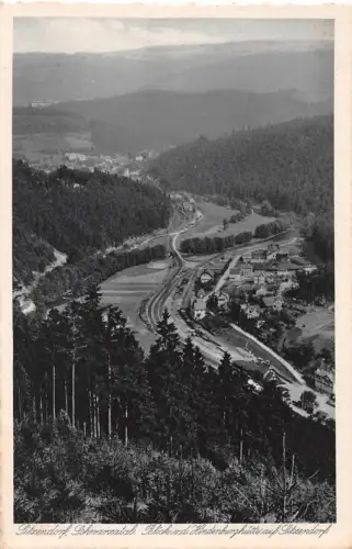 Sitzendorf im Schwarzatal Blick von der Hindenburghütte ngl 180.558