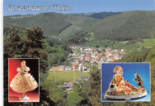 Sitzendorf bei Schwarzburg Mehrbildkarte ngl 180.565