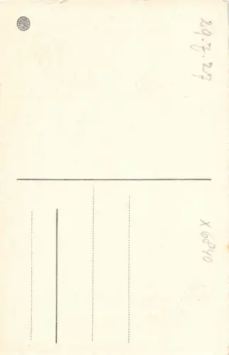 Pössneck Marktbrunnen mit Kirche ngl 180.570