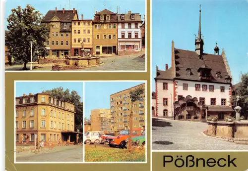 Pössneck Mehrbildkarte gl1981 180.572