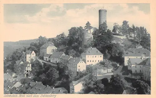 Bad Lobenstein Blick nach dem Schloßberg ngl 180.575