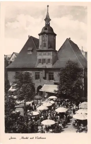 Jena Marktplatz mit Rathaus ngl 180.583