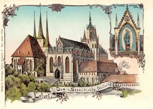 Erfurt Dom - Severikirche, Nachdruck ngl 180.604